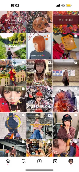 カラー 派手髪デザイン なかむらるか🐬💞のヘアスタイル