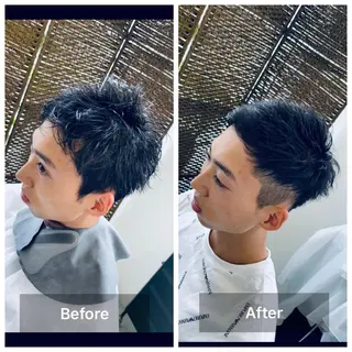 ショート メンズ share salon　SCENA所属・堤太志 メンズパーマ特化のヘアスタイル