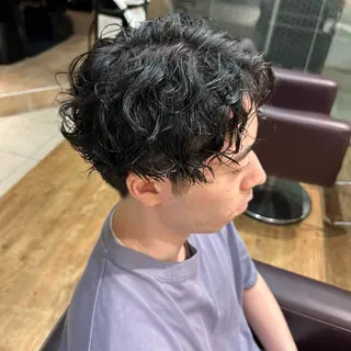パーマ メンズ 🦋Misaki🦋 メンズパーマ/着付けのヘアスタイル