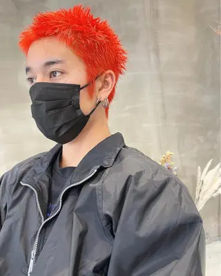 ショート カラー ill.所属・ill［イル］大須 ダブルカラー髪質改善のヘアスタイル