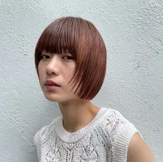 ショート mee.表参道所属・ボブ/ショート /パーマ/shinのヘアスタイル