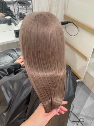 ロング カラー CHAINON所属・🤎HAZUKI🤎 ハイトーン✨のヘアスタイル