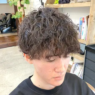 パーマ メンズ Vicke所属・メンズ専門/韓国風 ❤️🔥吉野あいかのヘアスタイル