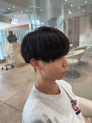 ショート メンズ メンズカット/パーマ 艶カラーTAIGA︎のヘアスタイル