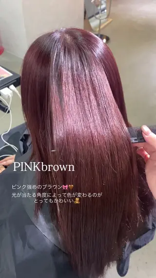 ロング カラー トレンドスタイル/ ワンホン/YURIのヘアスタイル