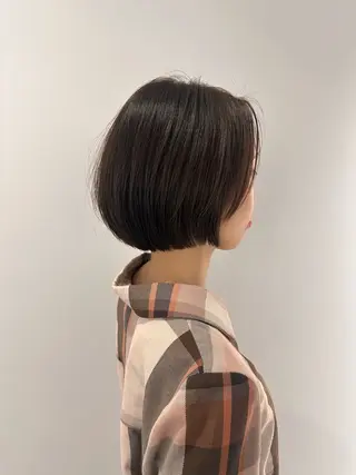 ショート 艶レイヤー/艶髪矯正 /ケラトリ/石井のヘアスタイル
