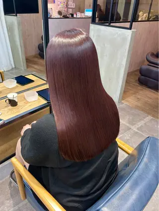 ロング カラー 韓国×髪質改善カラー 💎hinaのヘアスタイル