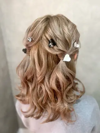 ヘアアレンジ 大人可愛いヘアメイク 💋🧚‍♀️しずかのヘアスタイル