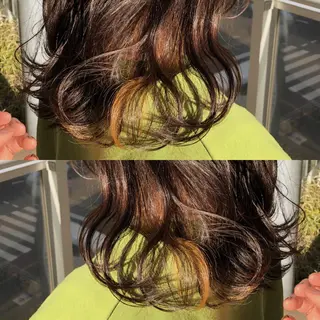 ロング カラー ヘアアレンジ 美容室sand 横浜のヘアスタイル