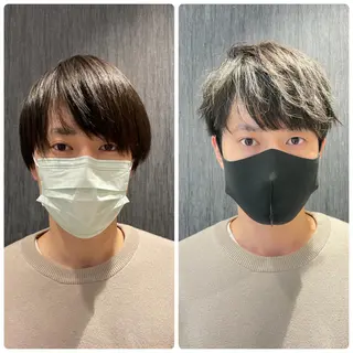 メンズ アイブロウ 【銀座】ヘアセット& イメコンSharmeのヘアスタイル