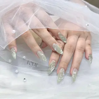 ネイル éclat nail studio（She nail studio内）所属・韓国ワンホン éclat🩵飯山のネイルデザイン