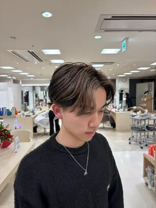 カラー メンズ 湘南/メンズパーマ/ 支持率No.1ユチカのヘアスタイル