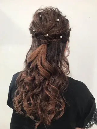 ロング ヘアアレンジ トレンドヘアーに🌈 川村　静香のヘアスタイル