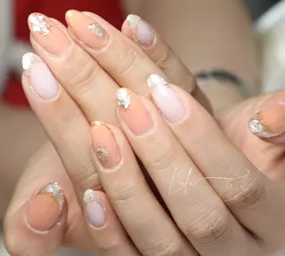 ネイル Lulu nail salon 南堀江店所属・西村 あやかのネイルデザイン