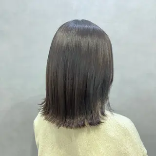 ミディアム カラー 透明感カラー/パーマ 🌀アオノのヘアスタイル