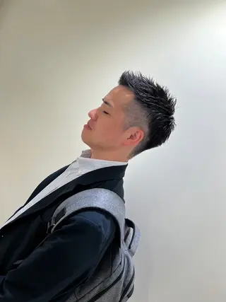 ショート メンズ ヒロ銀座ヘアーサロン池袋 サンシャイン通り店所属・カットモデル 募集/松本大岐のヘアスタイル