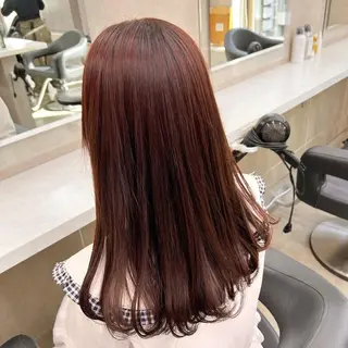 カラー 夏の暖色カラー💞 渋谷FRUITSのヘアスタイル