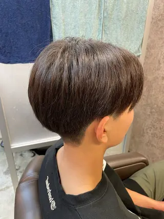 ショート メンズ メンズパーマ特化 カバヤマ　リョウのヘアスタイル