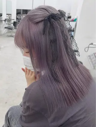 ロング カラー ヘアアレンジ GO TODAY シェアサロン 原宿本店所属・原宿ハイトーンカラー 🌼みるい🌼のヘアスタイル