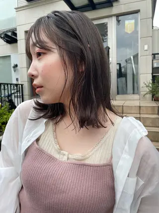 ミディアム カラー まつ毛パーマ🐏 NANAMIのマツエク・マツパデザイン