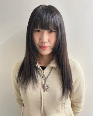 ロング ケアパーマ/ブリーチ daisukeのヘアスタイル