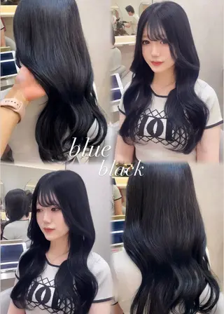 ロング カラー 🎀Ami/新宿/レ イヤー/艶カラー🎀のヘアスタイル