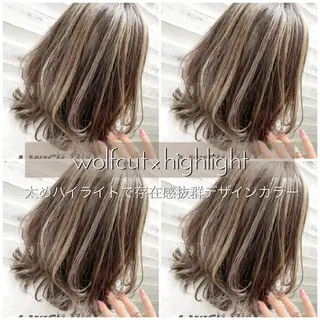 ミディアム カラー ヘアアレンジ 指名支持率NO.1 スタイリストのヘアスタイル