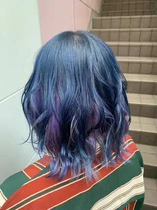 ミディアム soëll所属・🤍そぶえ　ゆうな/ 暖色カラー/縮毛矯正のヘアスタイル