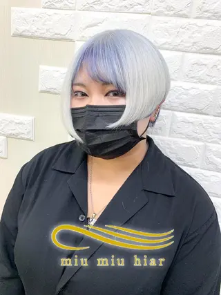 ショート カラー ビューティー　クララ所属・🌈miu miu hair✂️💕のヘアスタイル