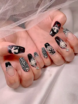 ネイル シェアサロンLei.g(レイジー)所属・3Dアートネイル💗 都築レナのネイルデザイン