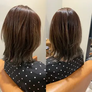 ミディアム 加藤 泰輔のヘアスタイル