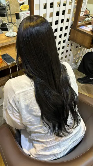 ロング カラー 🎀ハイトーン/ 艶カラー/夕月🎀のヘアスタイル