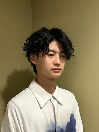 パーマ メンズ パーマモデル募集 iroha🪼のヘアスタイル