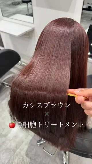 ロング 🫧髪質改善• 艶カラー持田樹🫧のヘアスタイル