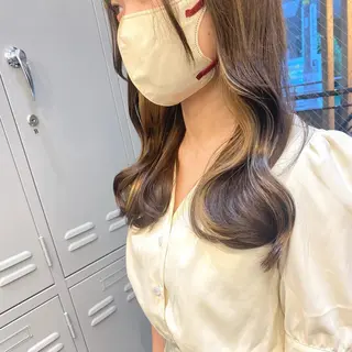 セミロング カラー ヘアアレンジ 🌷愛されヘア🌷 伊藤　万裕のヘアスタイル