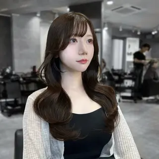 ロング ヘアアレンジ 🏅韓国ヘア/新宿/ レイヤー/KSukeのヘアスタイル