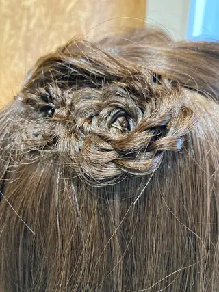 ロング 折本 沙織のヘアスタイル