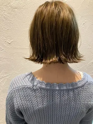 ショート 栞南🌼/艶カラー/ 髪質改善/ナチュラルのヘアスタイル