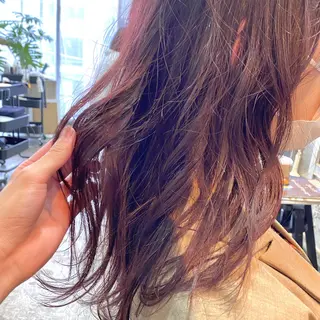 セミロング カラー ヘアアレンジ tane.所属・【ダメージレス施術】 【透明感】北村 拓也のヘアスタイル