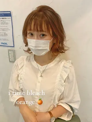 ショート カラー 似合わせカットカラー ♡佐藤捺美のヘアスタイル