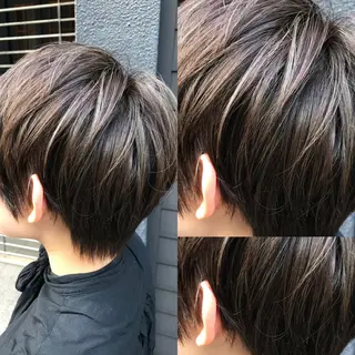 ショート カラー 髪質改善特化 ミサワコウキのヘアスタイル