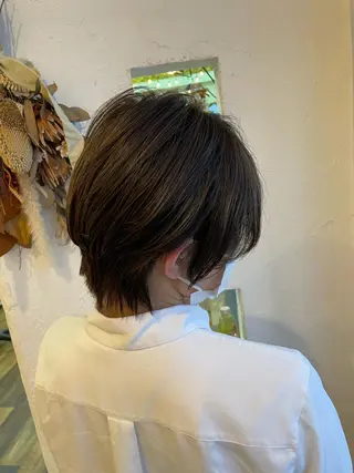 ショート カラー 🌸小掛🌸 豊橋外国人風カラーのヘアスタイル