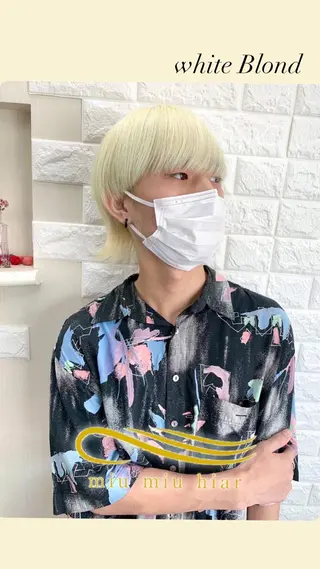 ショート カラー ビューティー　クララ所属・🌈miu miu hair✂️💕のヘアスタイル