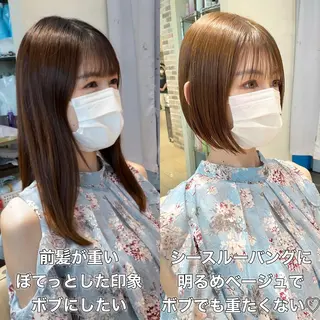 ミディアム 市原 大翼のヘアスタイル