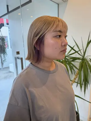 ショート カラー 木村 架音のヘアスタイル