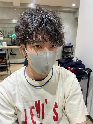パーマ メンズ 🪽似合わせカラー RENA.🪽🩶のヘアスタイル
