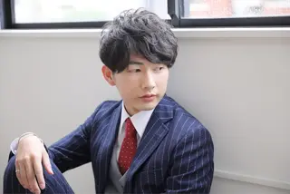 ショート パーマ メンズ S/CAVE メンズ専門美容室のヘアスタイル