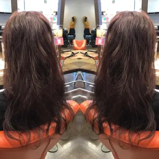 ロング カラー デザインカラー🌈 高木リョウのヘアスタイル