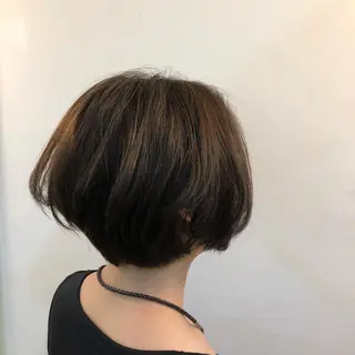 ショート パーマ ヘアアレンジ Monica-札幌美髪専門美容室-所属・塩崎 春香のヘアスタイル