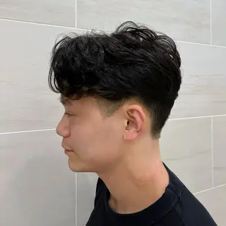 パーマ メンズ Chic 押上 山口 卓朗のヘアスタイル